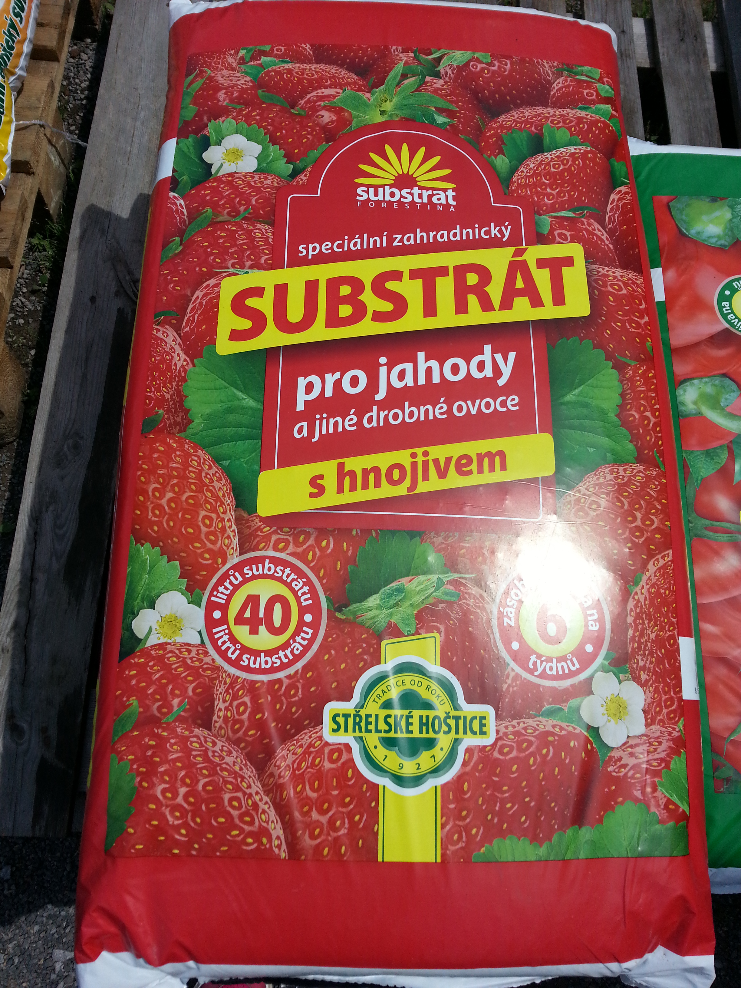 Substrát na jahody a jiné drobné ovoce